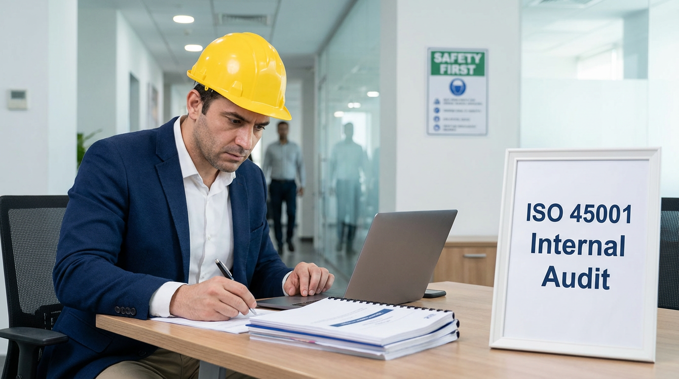 ISO 45001 Internal Audit Male Worker