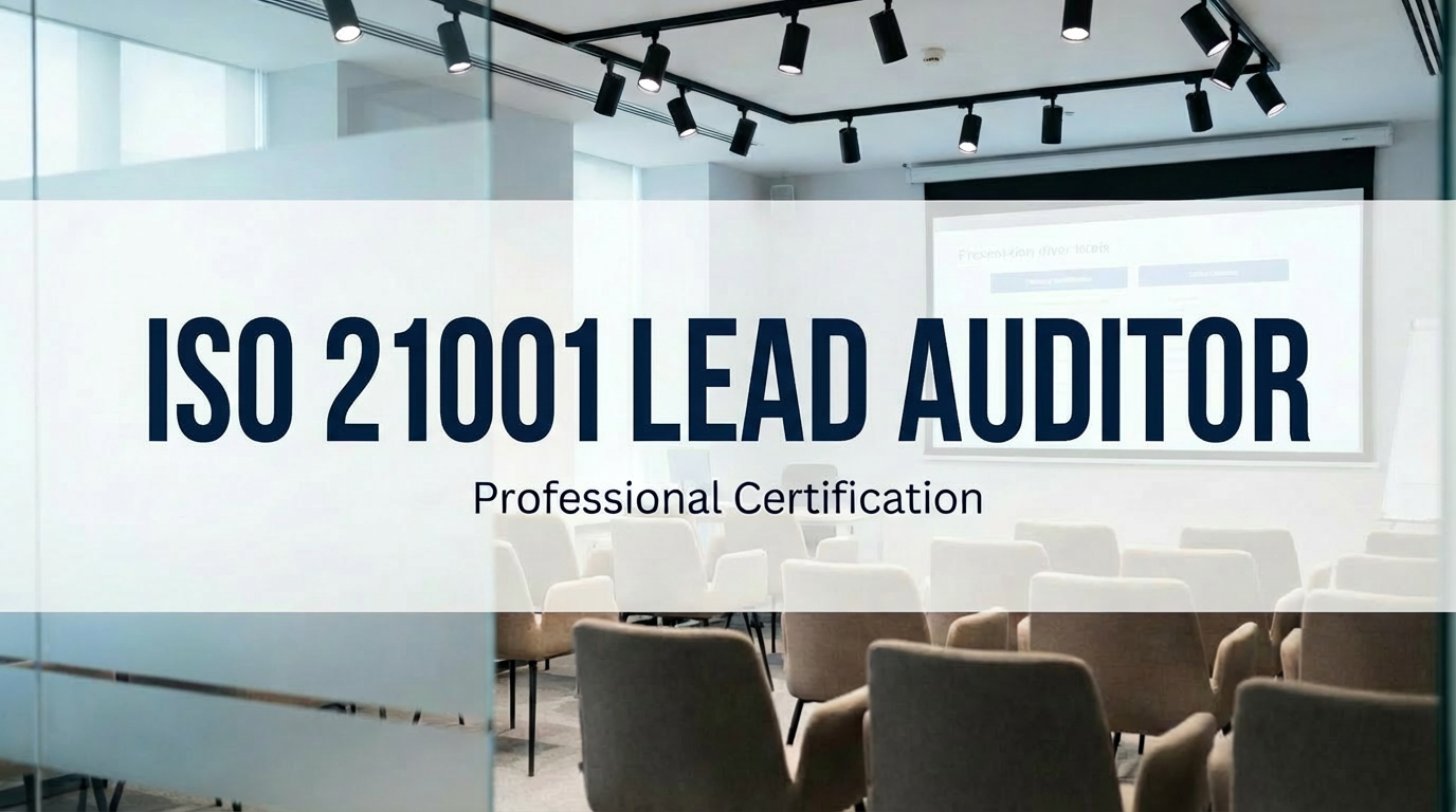ISO 21001 LEAD Auditor Training Room Corrected